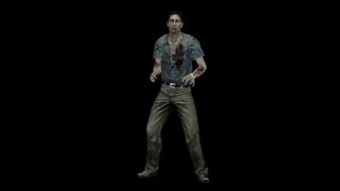 The zombie attack. Stock Footage 263549217