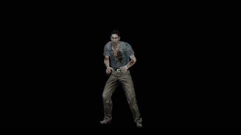 The zombie attack. Stock Footage 263549241
