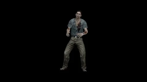The zombie attack. Stock Footage 263549331