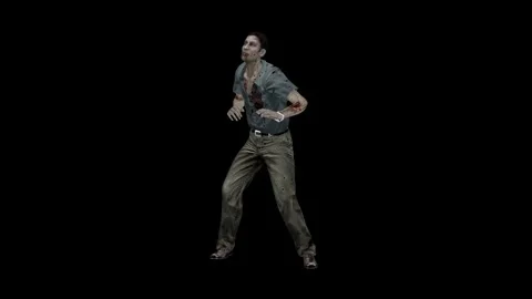The zombie attack. Stock Footage 263549354