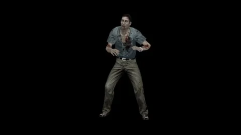 The zombie attack. Stock Footage 263549390