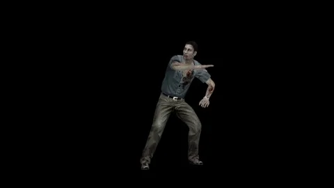 The zombie attack. Stock Footage 263549436