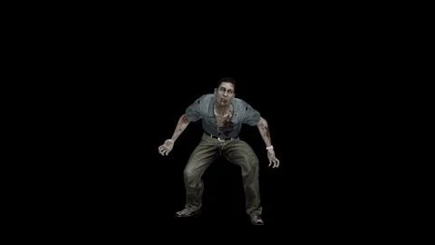 The zombie attack. Stock Footage 263549498