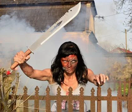 Zombie attack Stock Photos