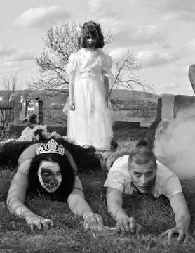 Zombie attack Foto stock