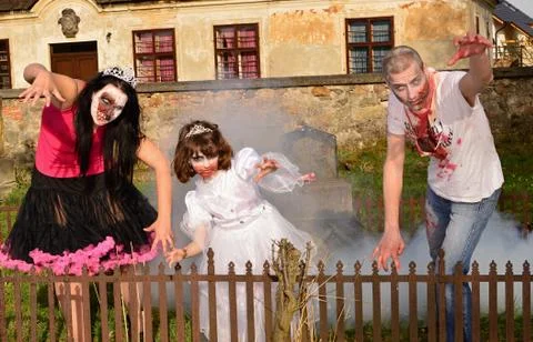 Zombie attack Stock Photos