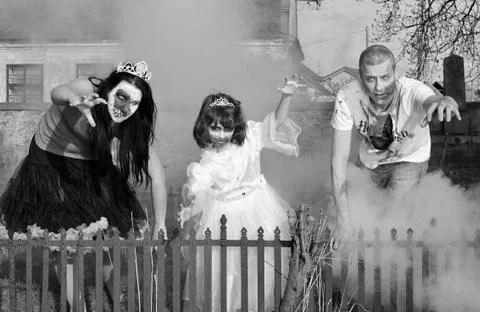 Zombie attack Stock Photos