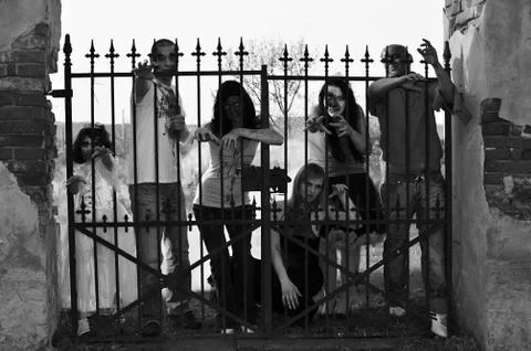 Zombie attack Stock Photos