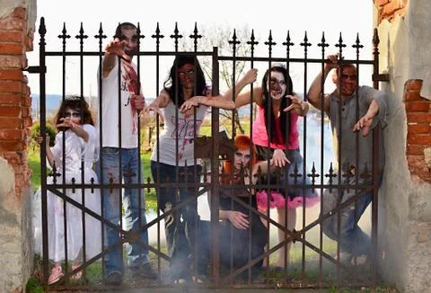 Zombie attack Stock Photos