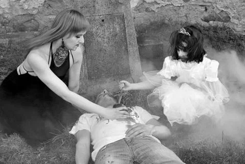 Zombie attack Stock Photos