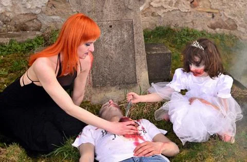 Zombie attack Stock Photos