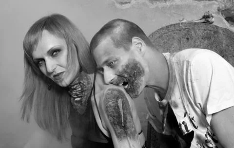 Zombie attack Stock Photos