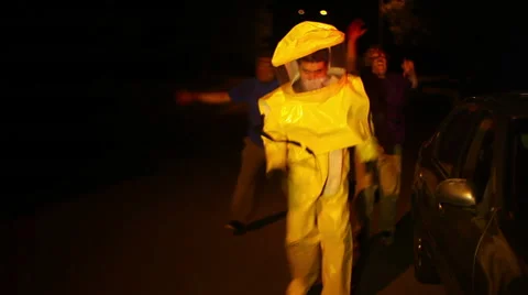 Zombie chasing me chase Stock Footage 62902332