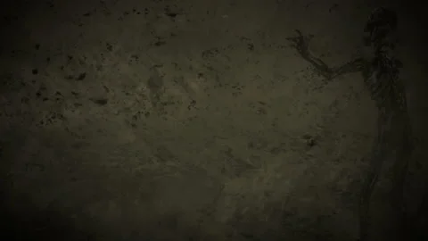 Zombie is chasing the surviving nomad. Stock Footage 106595698