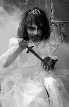Zombie child Foto stock