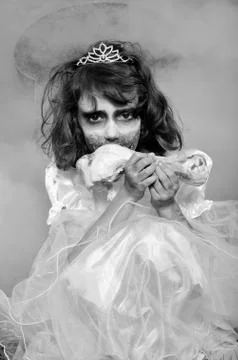 Zombie child Foto stock