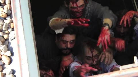 Zombie Cluster 1 動画素材 45146698