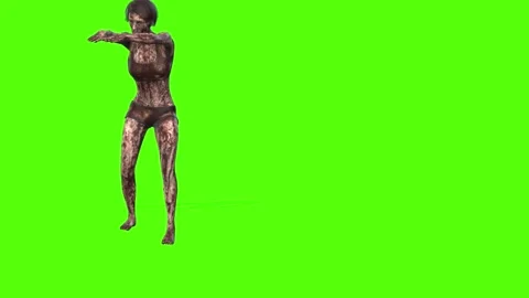 Zombie Crawl Front Green Screen Animatio... | Stock Video | Pond5