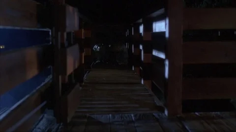 Zombie Crawling with Smoke Video stock 82596967