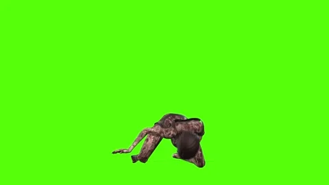 Zombie Dead Green Screen Animation 3D Re... | Stock Video | Pond5