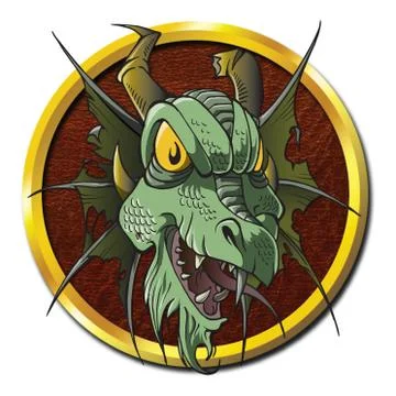 Zombie Dragon 库存插图