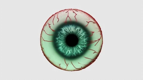 Zombie Eye Video stock 168653242