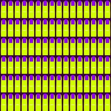 Zombie Finger Seamless Pattern 库存插图