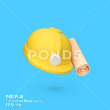 Zombie fingers with bone isolated 3d render icon illustration PSD Template