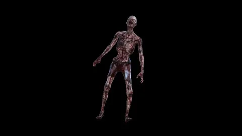 Zombie Getting Up Video stock 116436129