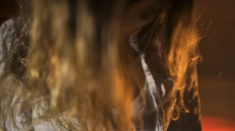 Zombie goes to the camera Video stock 68693563