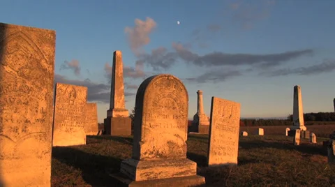 Zombie Graveyard Stock-Footage 34030275