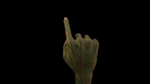 Zombie Hand Gestures Stock Footage 82081798