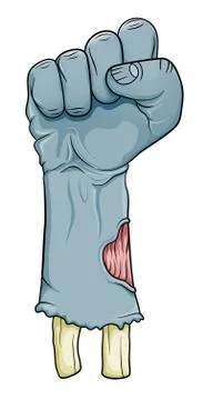 Zombie hand Stock Illustration