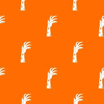 Zombie hand pattern seamless Illustrazione stock