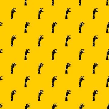 Zombie hand pattern vector 스톡 일러스트