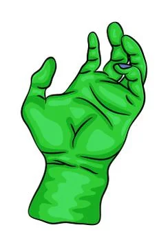 Zombie hand vector symbol icon design. Beautiful illustration isolated on whi Stock Illustration