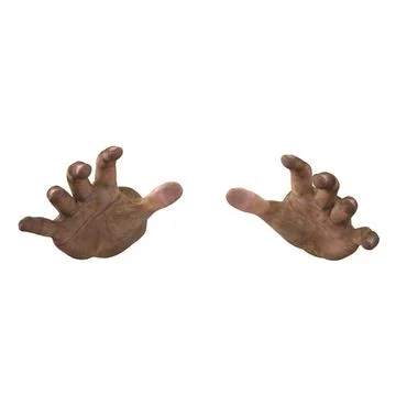 3D Model: Zombie Hands Pose 3 3D Model #90659267 | Pond5