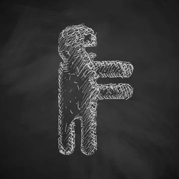 Zombie icon Stock Illustration
