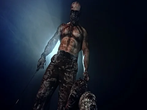 Zombie killer with a crossbow. Vidéo 70936137