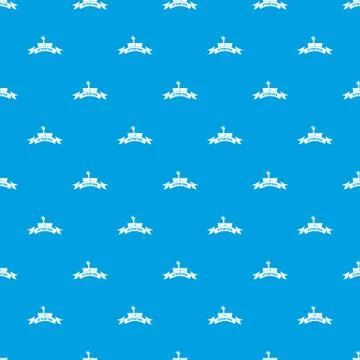 Zombie night pattern vector seamless blue Illustrazione stock