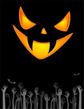 Zombie Party Stock Illustration