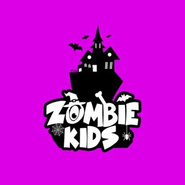Zombie Party typography design vector Stock Illustration