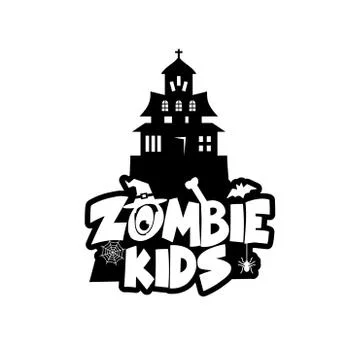 Zombie Party typography design vector Stock Illustration