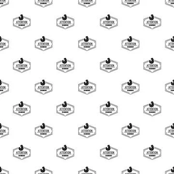 Zombie pattern seamless Stock Illustration
