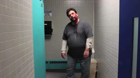 Zombie Restroom 1 動画素材 45146785