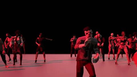 Zombie Tunnel Background Vídeo Stock 325721133