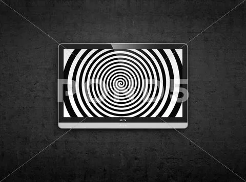 Zombie tv Stock Illustration