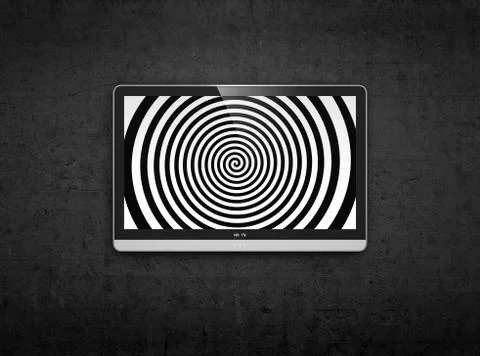 Zombie tv Stock Illustration