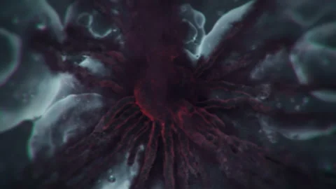 Zombie Virus Cell Mutation 01 Stock Footage 255445373