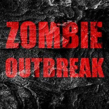 Zombie virus concept background Stock Illustration
